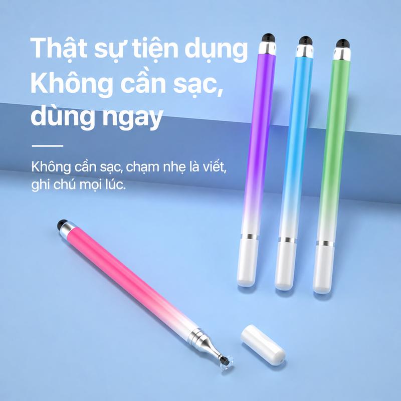 Bút cảm ứng 2 trong 1, máy tính bảng vẽ, bút chì điện dung Android thông minh iPad iPhone , cảm ứng android ipad , bút ipad 2k, bút cảm ứng điện dung đa năng