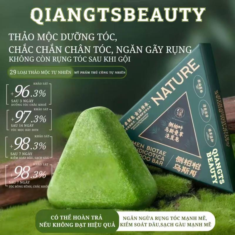   Quà Tặng  Lược Masage & Túi Lưới Tạo Bọt Tặng Kèm Trong Xà Phòng Gội Đầu Chính Hãng Qiangts Mọc Tóc Thảo Mộc Thiên Nhiên Cỏ Usma Kiểm Soát Dầu Sạch Gàu Ngứa Giảm Rụng Tóc Hói Đầu Nuôi Dưỡng Tóc Làm Dày Nang Tóc Phồng Chân Tóc Thơm Tóc Mỏng Tóc 