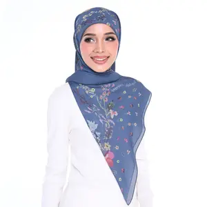 SEROJA IN POWDER BLUE THE AISAR SERIES BAWAL COTTON VOILE BY SHAWLPUBLIKA