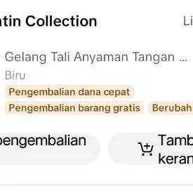 Gelang Tali Anyaman Tangan Motif Kupu-Kupu Manis - Dapat Diatur, Aksesori Trendi