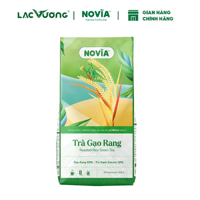 Trà gạo rang Lạc Vương 500g [80% gạo rang và 20% trà xanh]