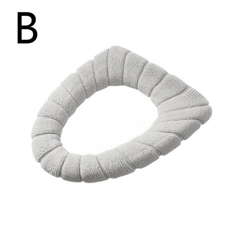 Product Introduction of Thảm Bọc Bồn Cầu, Ấm Áp Mùa Đông, Đệm Bồn Cầu Phòng Tắm, Dày Hơn Và Mềm Mại, Có Tay Cầm, Có Thể Giặt Được, Thích Hợp Cho Mùa Đông, U1C0 20