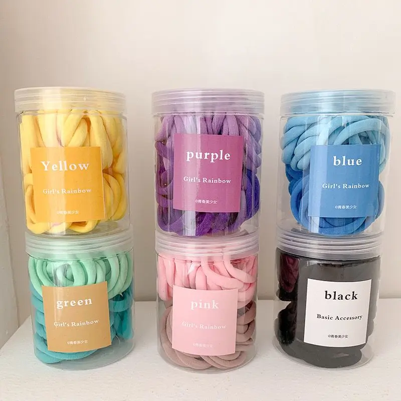 MFH - Karet Ikat Rambut Korea Bahan Karet Elastis 20 PCS & 50 PCS / Set Ikat Rambut Fashion Korea