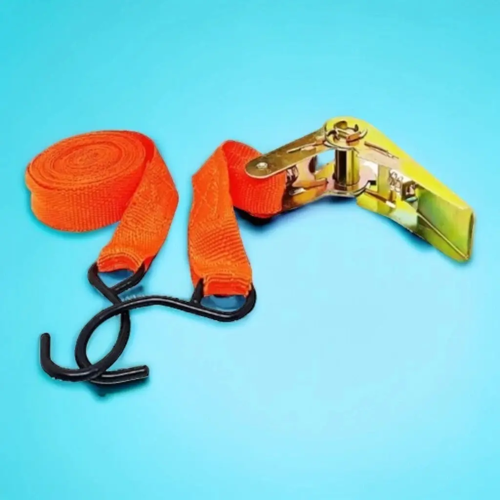 Rachet Tie Down 1 inch x 5m tali pengikat barang motor Tali Pengikat Barang Motor Truk Kargo