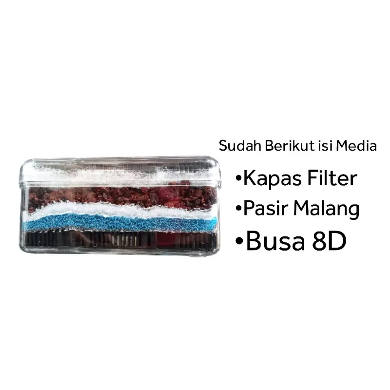 Semi Undergravel Honeycomb Filter aquarium Busa 8D 2
