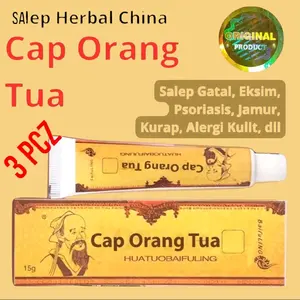 COD Paket 3 PCZ Salep/Cream Gatal Tradisional China Cap Orang Tua Untuk Prisiosis.Jamur.Exim.Kurap.Alergi Kulitmu Dan Perawatan Jerawat Kering Berjerawat