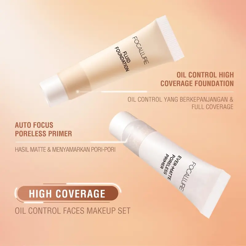 FOCALLURE Foundation Primer 5 Gram Mini Size Travel Pack Trial Pack 7