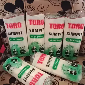 Sumpit Bambu Isi 50 Set / Pack (RAJA TAPE)