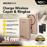 Gambar Micropack Wireless Powerbank 10.000 mAh - Fast Charging 22,5 watt - Slim Magnetic 14mm - Power Bank 10000 mAh - WPB-10S - Gold dari Micropack Indonesia Kota Administrasi Jakarta Pusat 1 Tokopedia