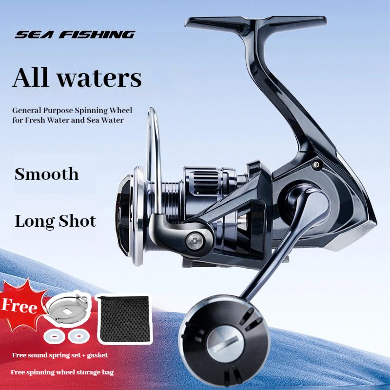  Cuộn câu cá 25 TZELURE Dòng PC Cuộn câu cá tỷ lệ tốc độ 5.8:1 vòng bi thép không gỉ 6 + 1 trục chính bằng thép không gỉ thích hợp cho mục đích chung cho nước ngọt và nước biển. Sản phẩm máy câu mô hình 2500-6000 