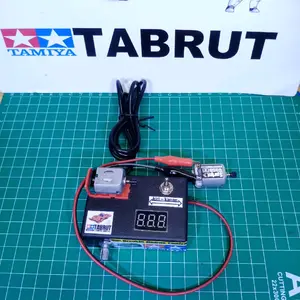 Alat Breakin dinamo Tamiya input 5volt , bisa double breakin + holder Dinamo / alat break in (tidak termasuk dinamo) mini 4wd Toys bisa untuk breakin chassis tamiya