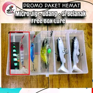 micro jig + Softlure belanak free box
