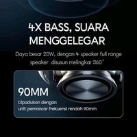 Gambar SPEAKER VIVAN VS90 FULLY TRANSPARENT RGB LIGHT EFFECT 360 OMNIDIRECTIONAL 20W SOUND EXTRABASS BLUETOOTH SD USB JACK 3.5MM AUX TWS MODE BLACK dari btgcom Kota Denpasar 4 Tokopedia