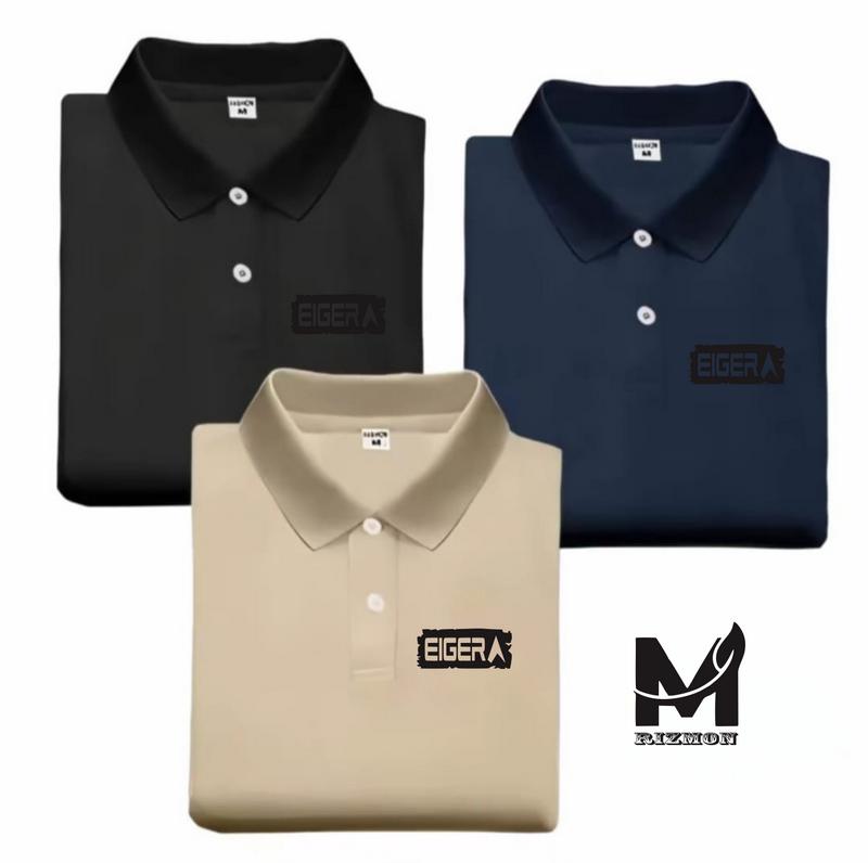 Beli 1 Dapat 3 Pcs ( PROMO COD ) Kaos Keren Polo I ger I Sp I III Black Pria Distro -Shirt Distro I Polo Dewasa Premium 6