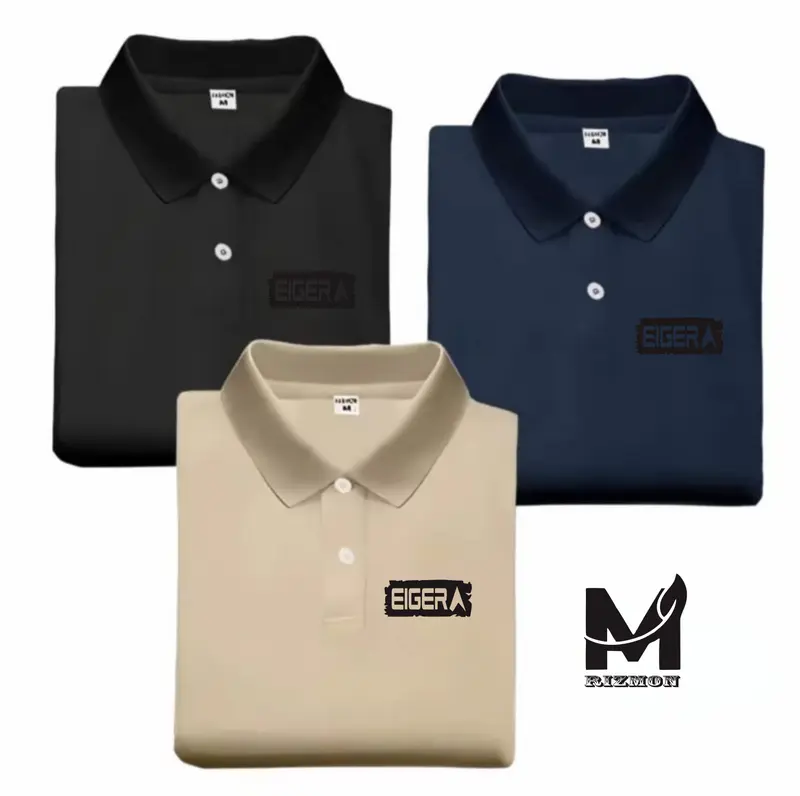 Beli 1 Dapat 3 Pcs ( PROMO COD ) Kaos Keren Polo I ger I Sp I III Black Pria Distro -Shirt Distro I Polo Dewasa Premium 6