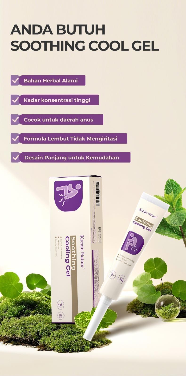 Kreain Nature Gel Perawatan Area Pribadi Tekstur Menyegarkan Tidak Lengket