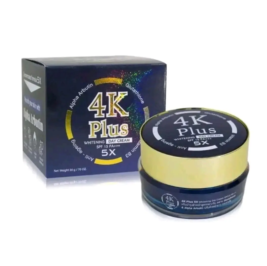4K PLUS WHITENING DAY CREAM 20GR ORIGINAL THAILAND/KRIM PENCERAH DAN PENGHALUS WAJAH ORIGINAL THAILAND