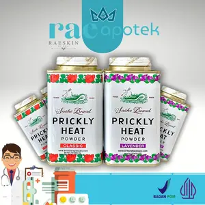 Snake Brand Prickly Heat Powder Bedak Dingin | Biang Keringat | Gatal 150GR