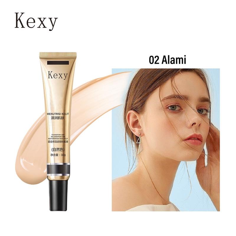 Kexy liquid Foundation Alas bedak cair riasan bening yang melembabkan dan membuat alas bedak cair alami yang jinak  alas bedak cair riasan tahan lama Concealer 7