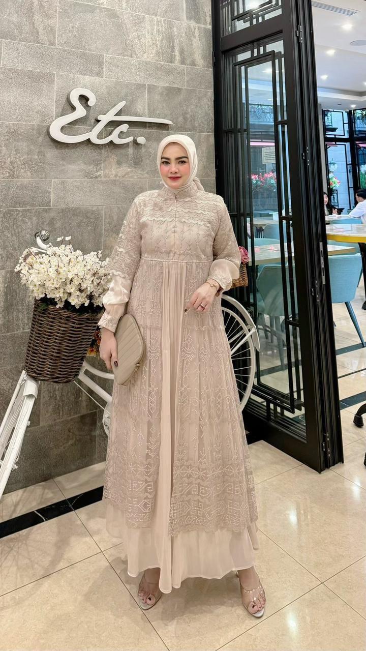 Product Introduction of gamis lebaran ziva dress terbaru original 9