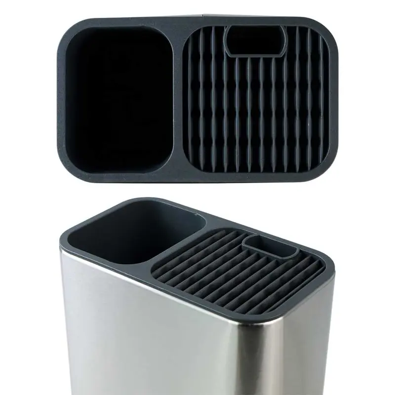 ANHO Tempat Pisau Dapur Spatula Stand Holder Stainless Steel - SUS435 2