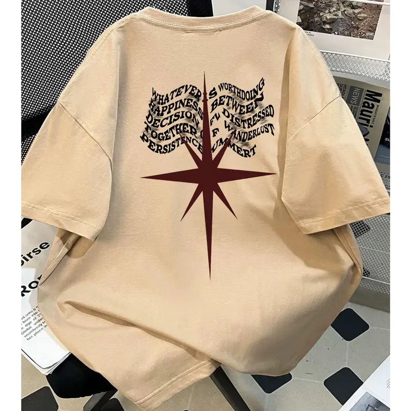 【100% Katun 20s】Silvermarkprint A305 T-shirt Atasan Kaos Oversize Pria Putih Dewasa Distro Lengan Pendek Keren Premium Street Style Round Neck Santai Cowok Baju Sablon Simple 4