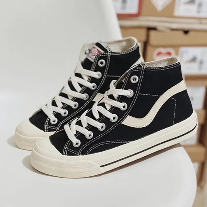 WANADA Sepatu Pria Wanita Sneakers Tinggi Hight Casual Sepat Sekolah Style Ventela Boots 2