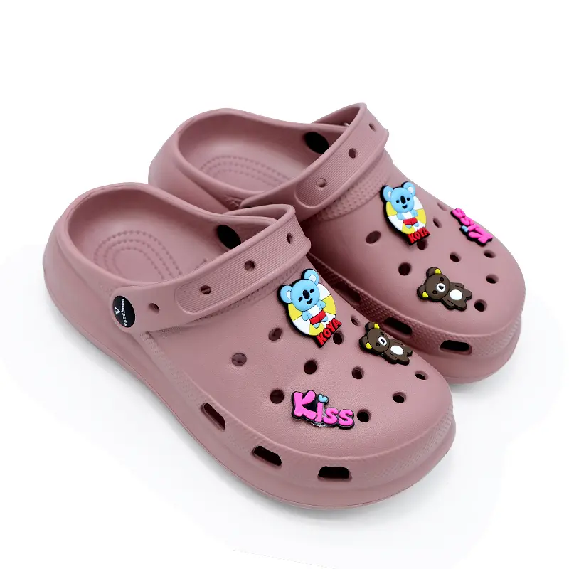 TEFANSY Kodok Sandal Wanita Lentur Wedges Baim Import Anti Slip Bahan Sepatu Sol Tebal Platform Sandal Baim 7