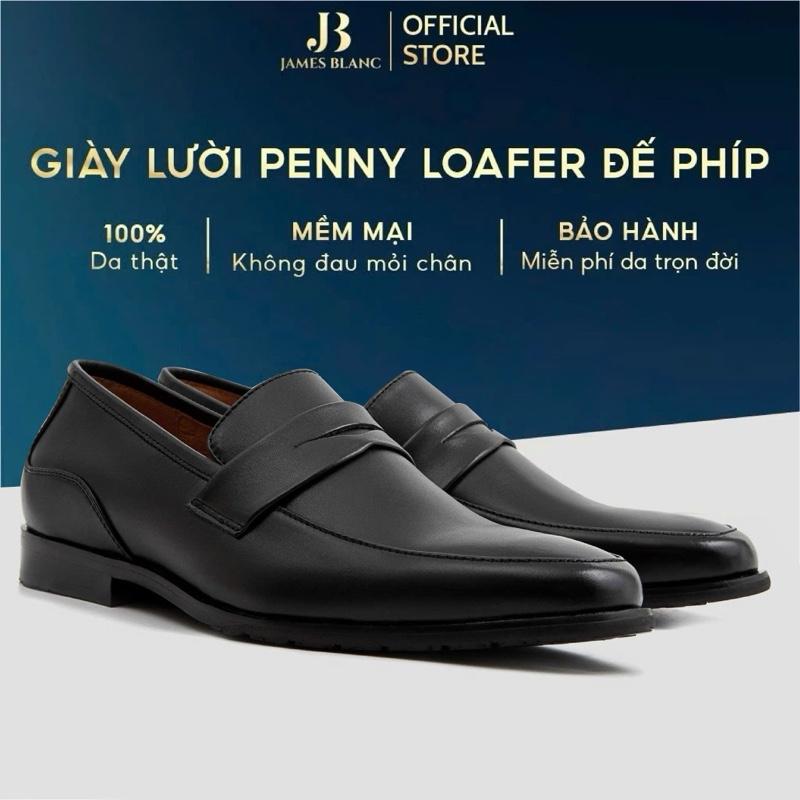  ￼James Blanc Giày Tây Nam G-5723 Giày Nam Da Bò Thật Nguyên Tấm nhập khẩu cao cấp 
