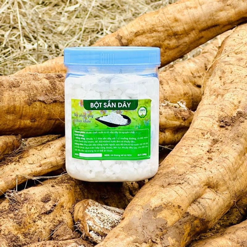  Bột sắn dây 500gr hũ Ba mẹ con nhà Ngọc Đồ Uống Chua 
