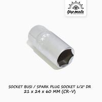 Gambar TJAP MATA / CAP MATA Socket Busi 1/2" DR 21 X 24 X 60 MM dari Tjap Mata Indonesia Kota Administrasi Jakarta Pusat 1 Tokopedia