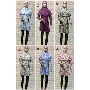 baju renang muslim dewasa random motif Wanita Syari