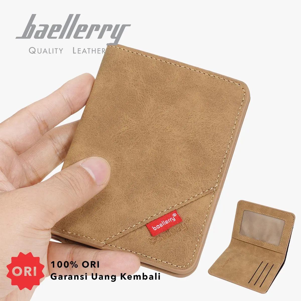 Dompet Pendek Pria Kulit PU BAELLERRY D3090