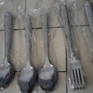 12 pcs garpu makan bunga stainless steel