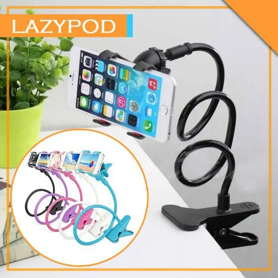 Clip Lazypad Lazypod Mobile Phone holder lazy pad phone stand Flexible Clip Lazy pod