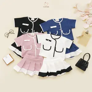 CELVEkids - Stelan Elona Set Baju rok celana Anak Perempuan Korean style semiwool usia 1-8th