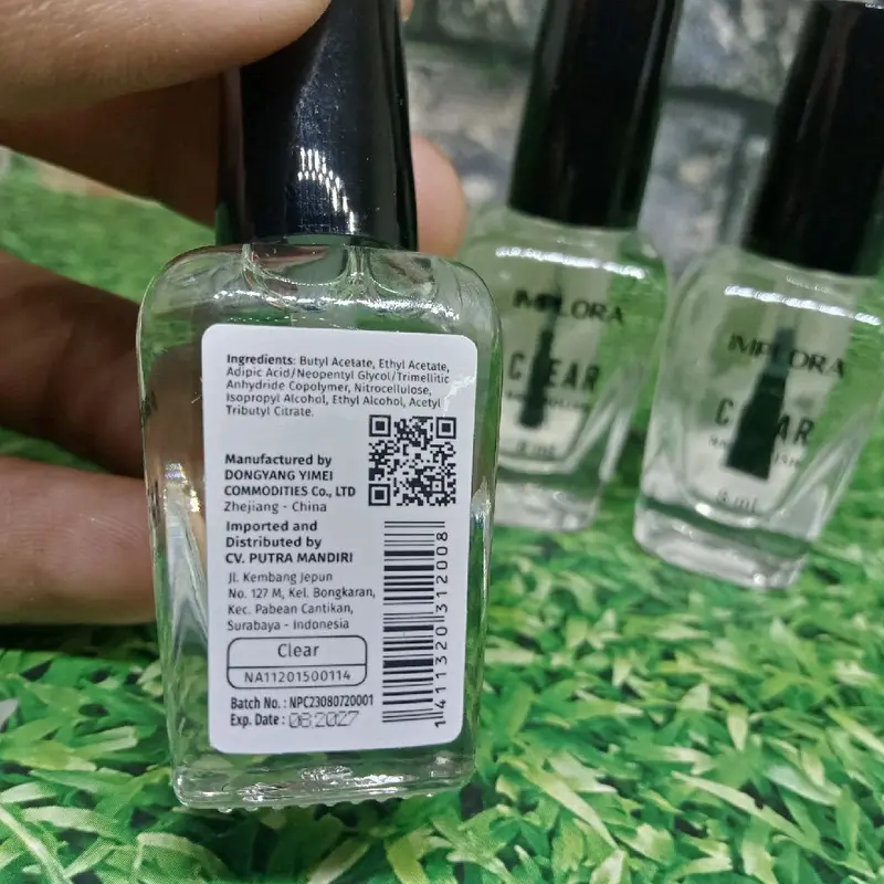 3 Pcs - Kutek Implora Clear Bening Ecer Bpom - Kutek Kuku Cantik Mengkilat 2
