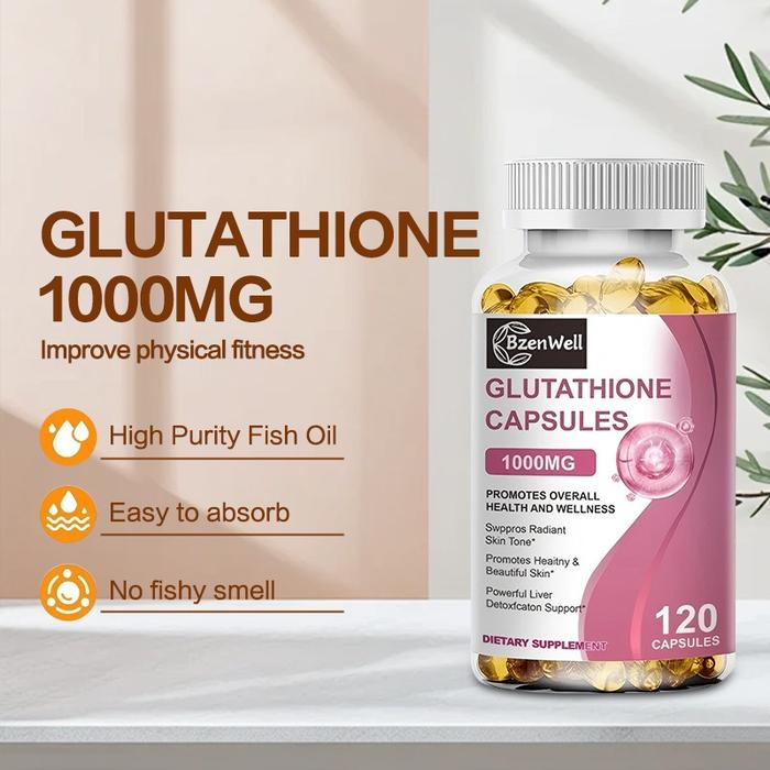 manfaat glutathione kapsul Jual Bzenwell 1000Mg Glutathione Capsules 120 Kapsul Capsules Wlth Vitamin Csuplemen Pemutih Kulit Yang Efektif, Dark Spots Melasma Acne Scar Remover,Pigmentation Treatment,Anti-Aging Antioxidant - Kota Administrasi Jakarta Timur