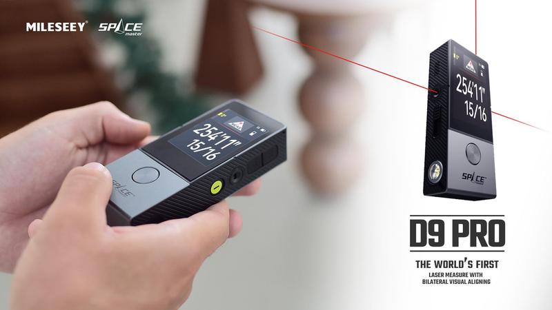 Product Introduction of MiLESEEY D9 Pro Laser Distance Meter with Visual Aligning Indicator, 100m Laser Measure Device With IPS Touchscreen Interface, P2P, Live Angle Display, APP Sync, 14 Measuring Modes 2