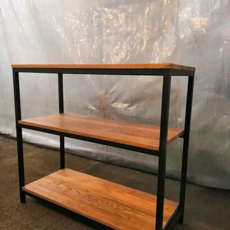Meja Gabungan Kayu Jati Rak untuk Kebutuhan Furniture Anda
