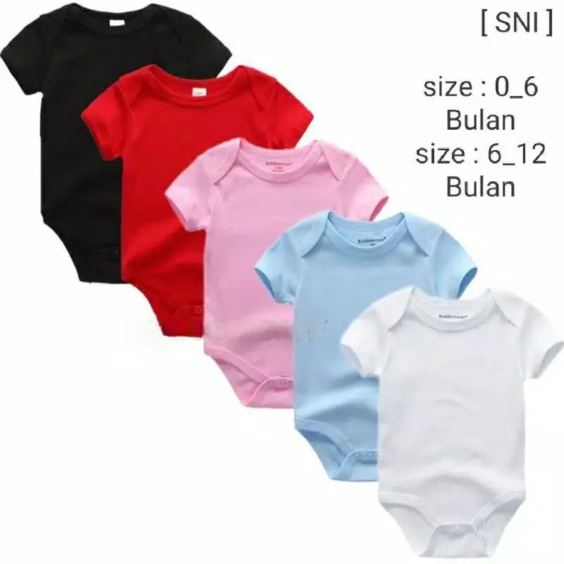Jumper Pendek Polos Bayi (SNI) 0