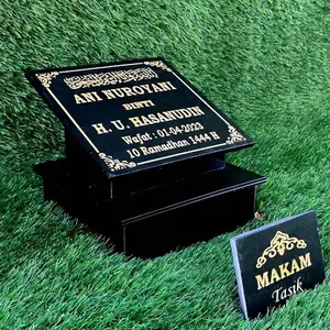 GARANSI!!! MAKAM TASIK - T-B-E 20X20 - BATUNISAN BAYI FULL KERAMIK BENTUK TOGA - GRATIS PACKING KAYU