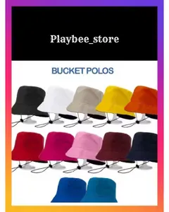 Bucket polos anak Topi Bucket Anak Tali Topi Anak Lucu Fashion