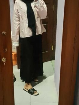 Product Review of Lulu blouse strip salur premium LD 110 120 130 140 kemeja crop jumbo from ˚**⋆ 0