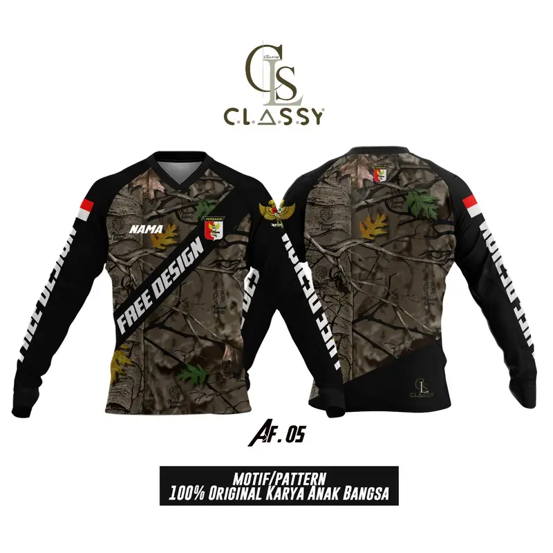 Classy Company | V neck Shirt | Baju Olahraga Menembak. Baju Camo, Baju Perbakin Pakaian Sport 1
