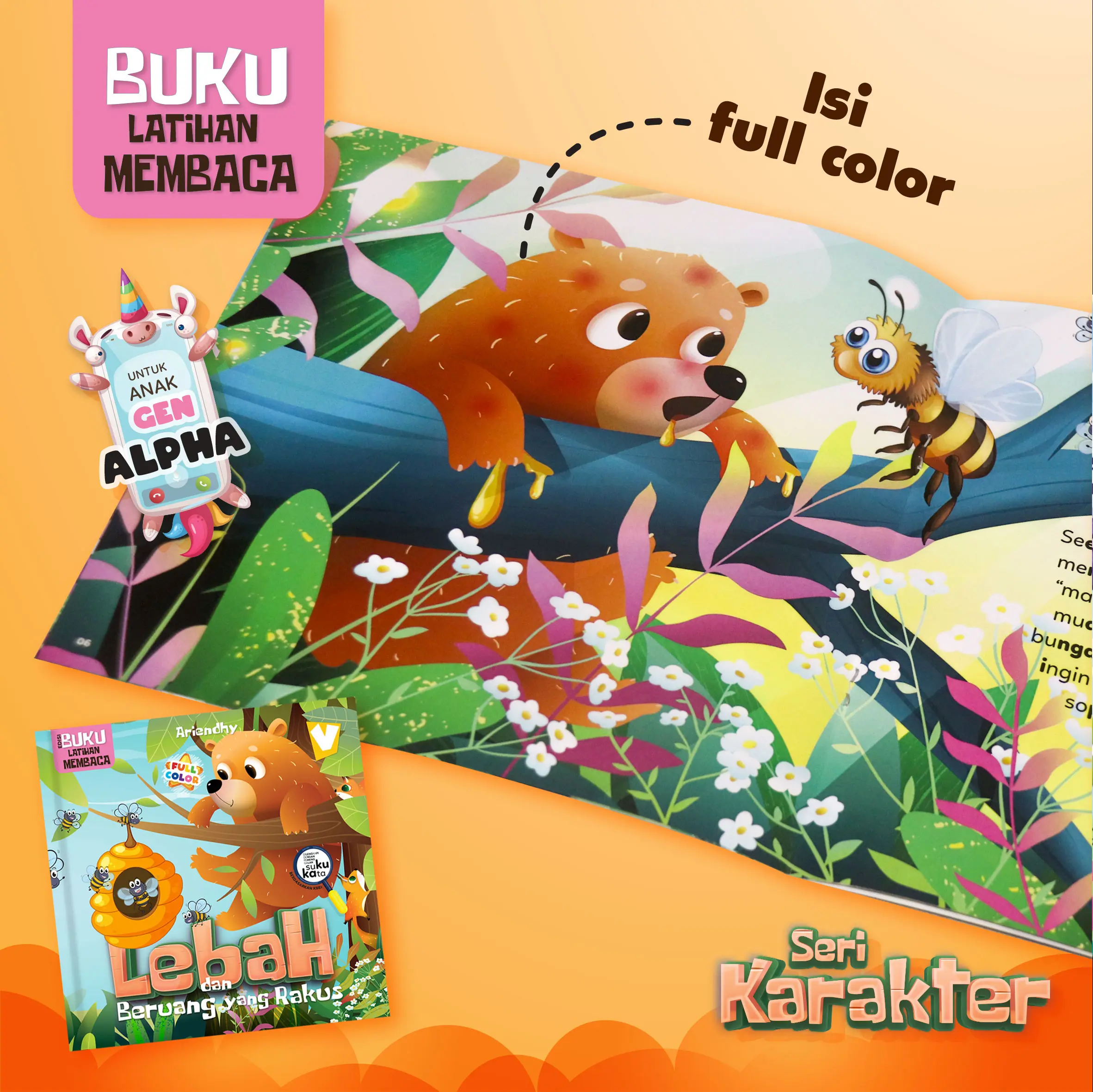 Buku Latihan Membaca - Edisi Dongeng - Gavins Story Books