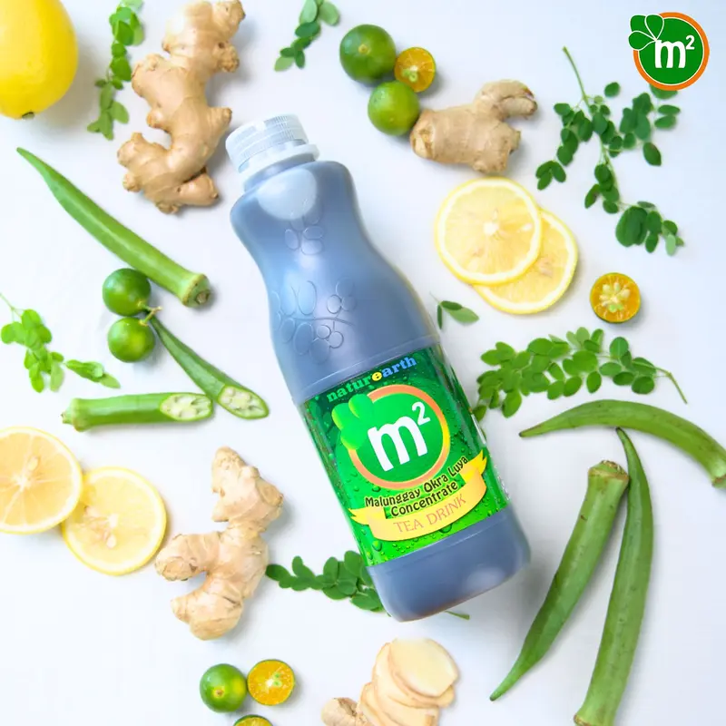 M2 MALUNGAY OKRA LUYA TEA DRINK 1LITER CONCENTRATE - TikTok Shop ...