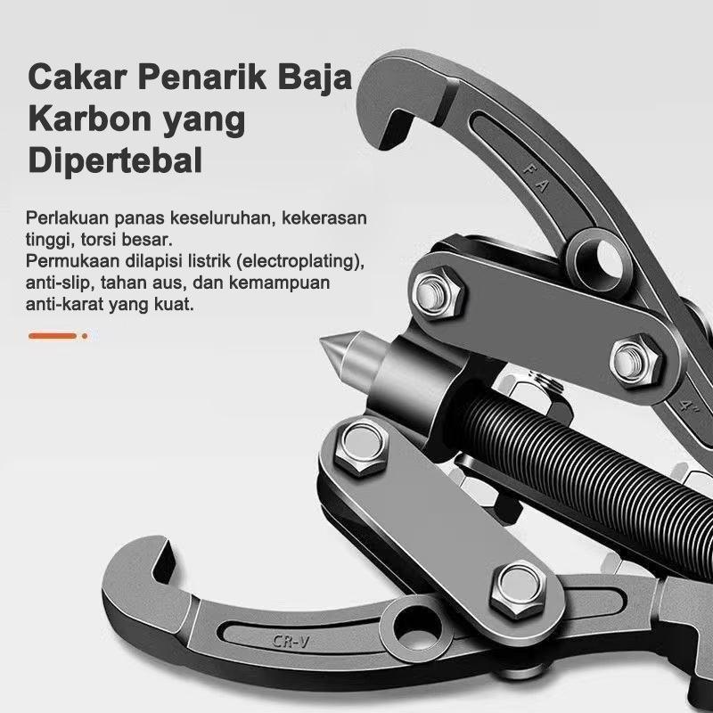 Treker Laher 3 Kaki | Puller Bearing Gear 3/4/6/8 Inch - Alat Reparasi Mobil Motor