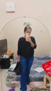 Product Review of Eun Ae Jeans | High waist Cutbray Jeans unfinish cut | 9918 | Aeri Denim | Celana panjang wanita Stretch from H**a M**a 0