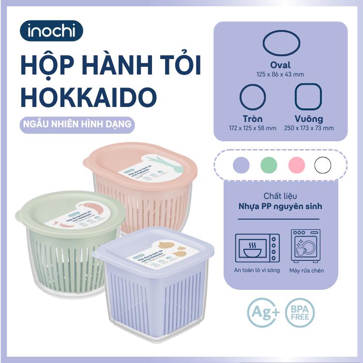 Hộp đựng hành tỏi ớt bảo quản 3 tháng trong tủ lạnh các loại rau thơm củ quả INOCHI chất lượng Nhật Bản